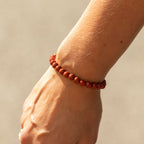 Carnelian Petite Power Bracelet – 17cm, 6mm Beads