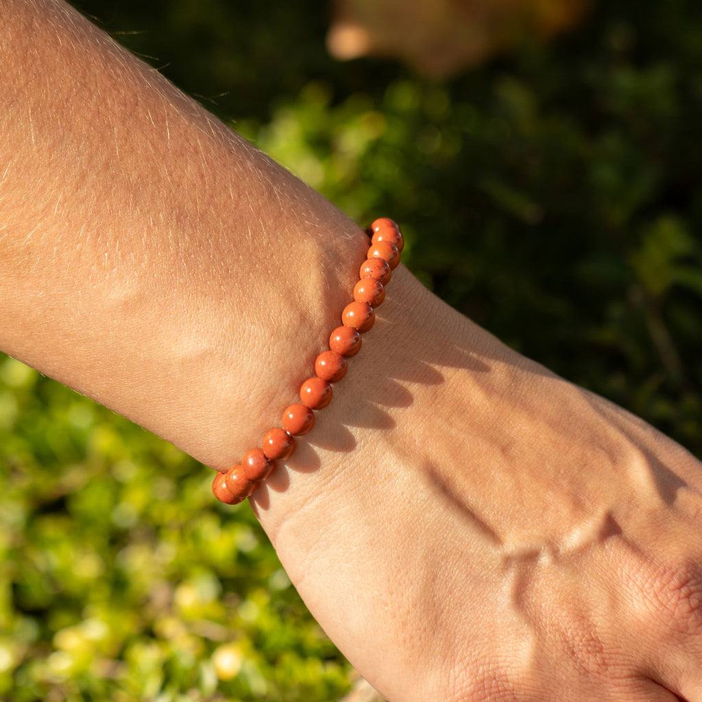 Carnelian Petite Power Bracelet – 17cm, 6mm Beads