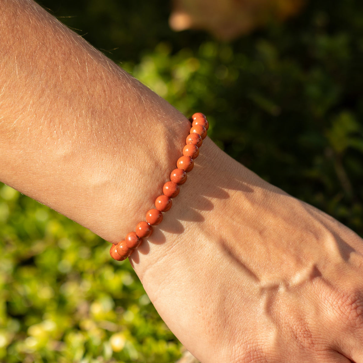 Carnelian Petite Power Bracelet – 17cm, 6mm Beads