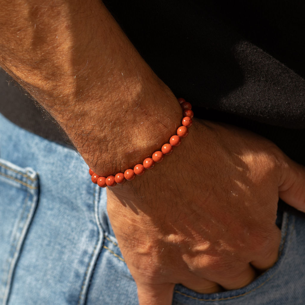 Carnelian Petite Power Bracelet – 17cm, 6mm Beads