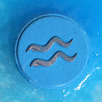 Set of Zodiac Bath Fizzers with Horoscope - Aquarius