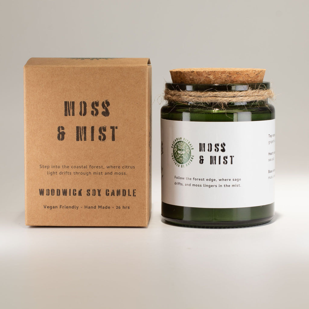 Greenman Woodwick Soy Candle Collection
