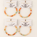 Rainbow Agate Petite Power Bracelet – 17cm, 6mm Beads
