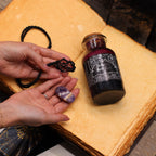 Ancient Witch Bath Spell Potion & Citrine Crystal Amulet - Success