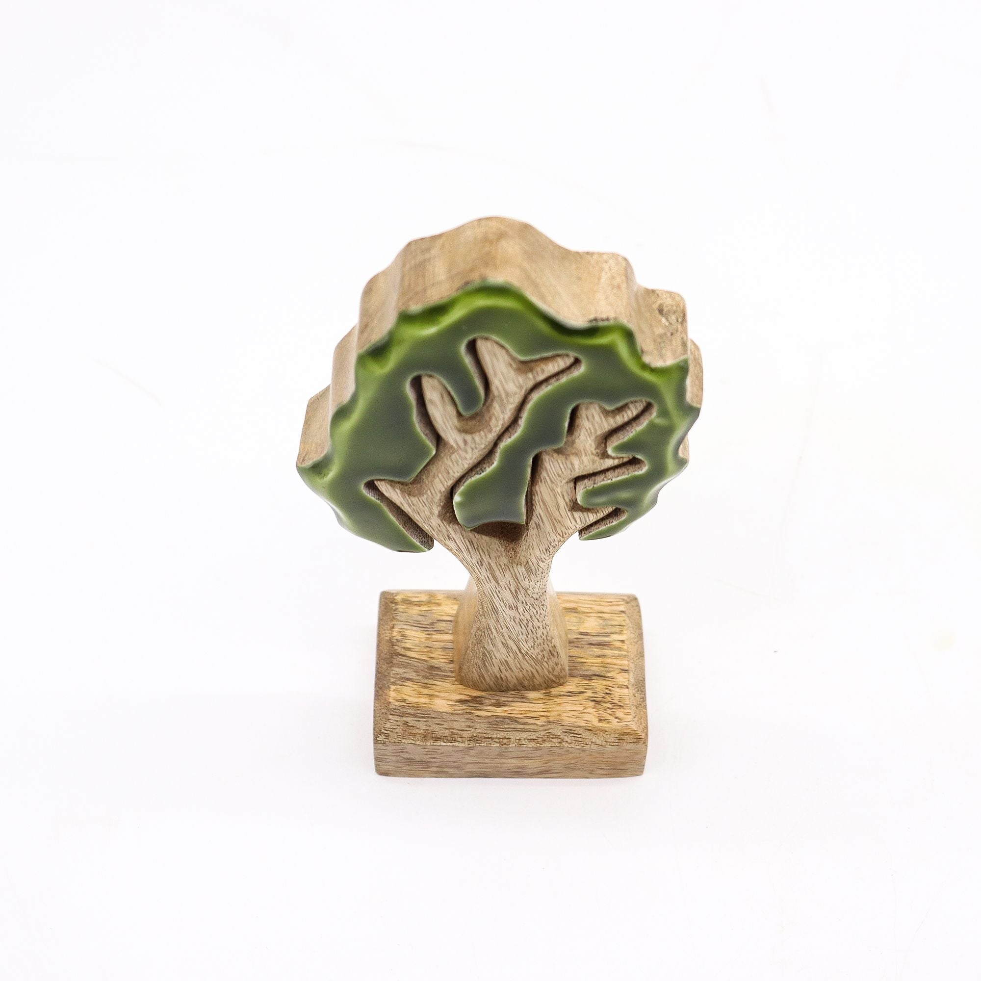Lost in the Forrest -  Single Tree 3D Wooden Decoration - 20x10cm AW-Dropship