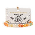 Rainbow Agate Petite Power Bracelet – 17cm, 6mm Beads