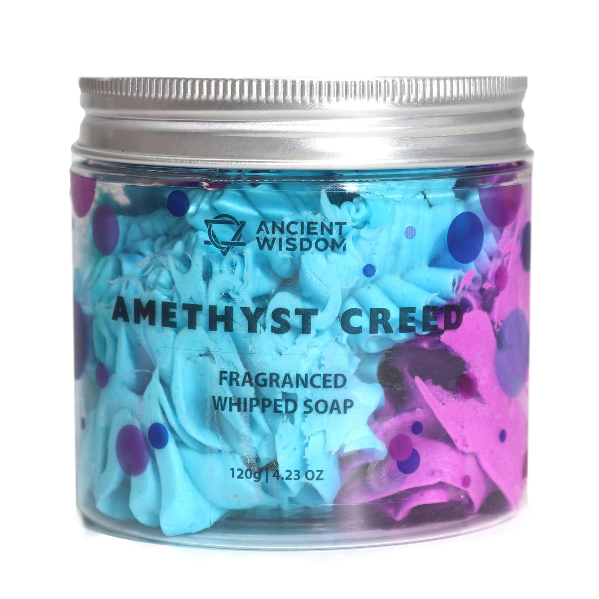 Amethyst Creed Whipped Cream Soap 120g AW-Dropship