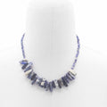 Longstone Gem Necklace - Sodalite: Elegance in Deep Blue