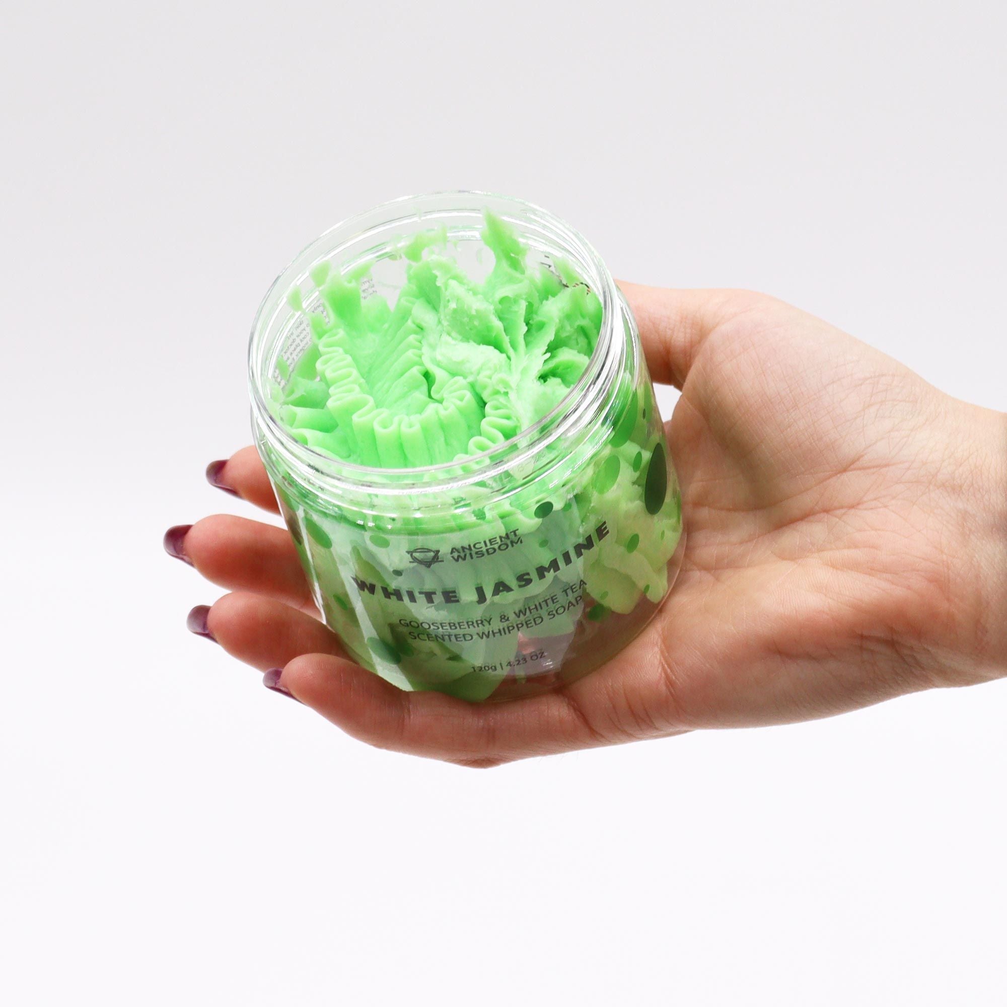 Gooseberry & White Tea Whipped Soap 120g AW-Dropship