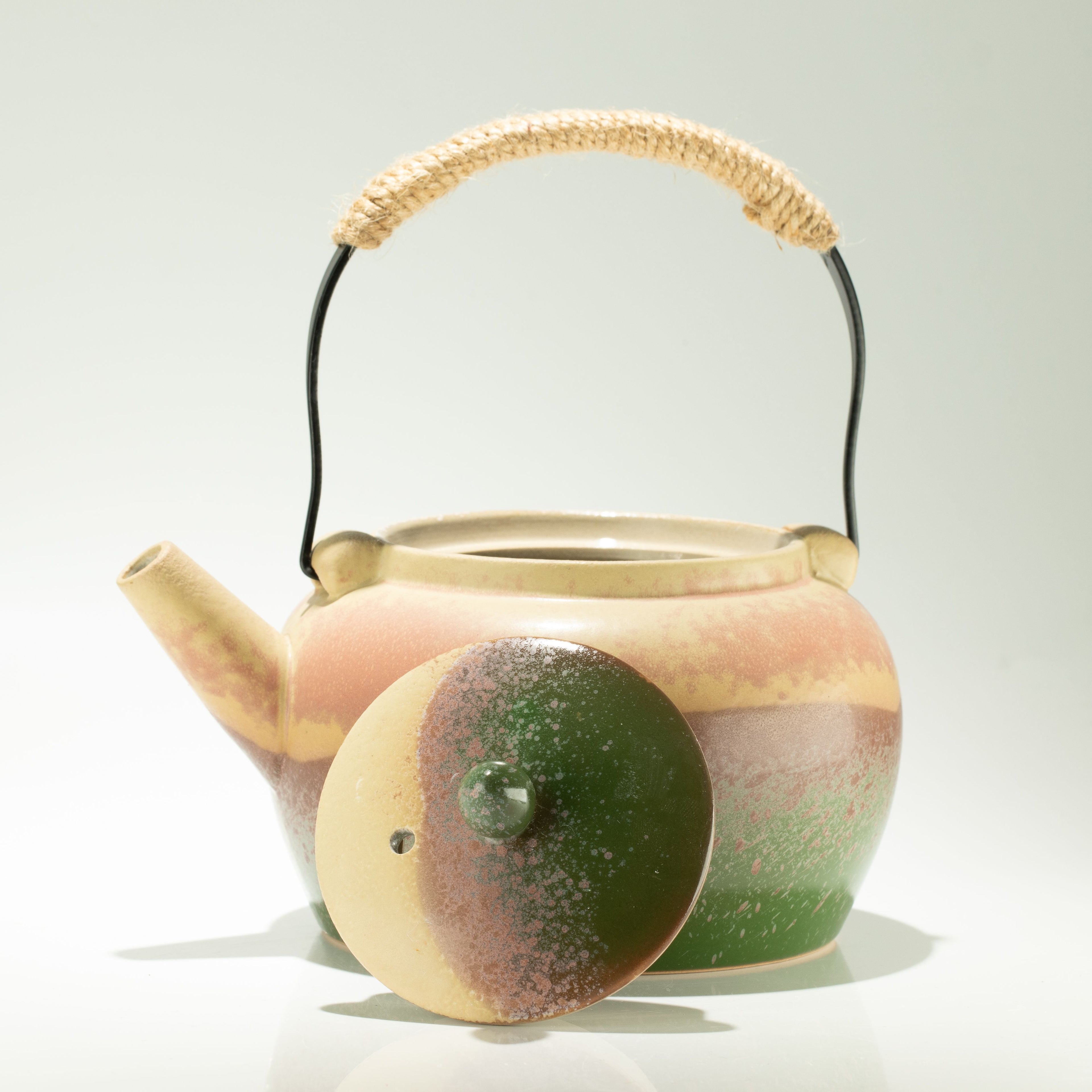 Japanese Kyusu Style Tea Set - For Green Tea - Four Cups