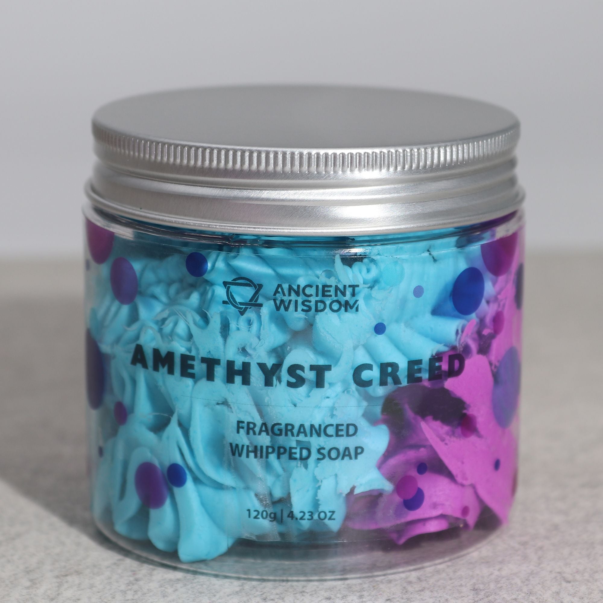 Amethyst Creed Whipped Cream Soap 120g AW-Dropship