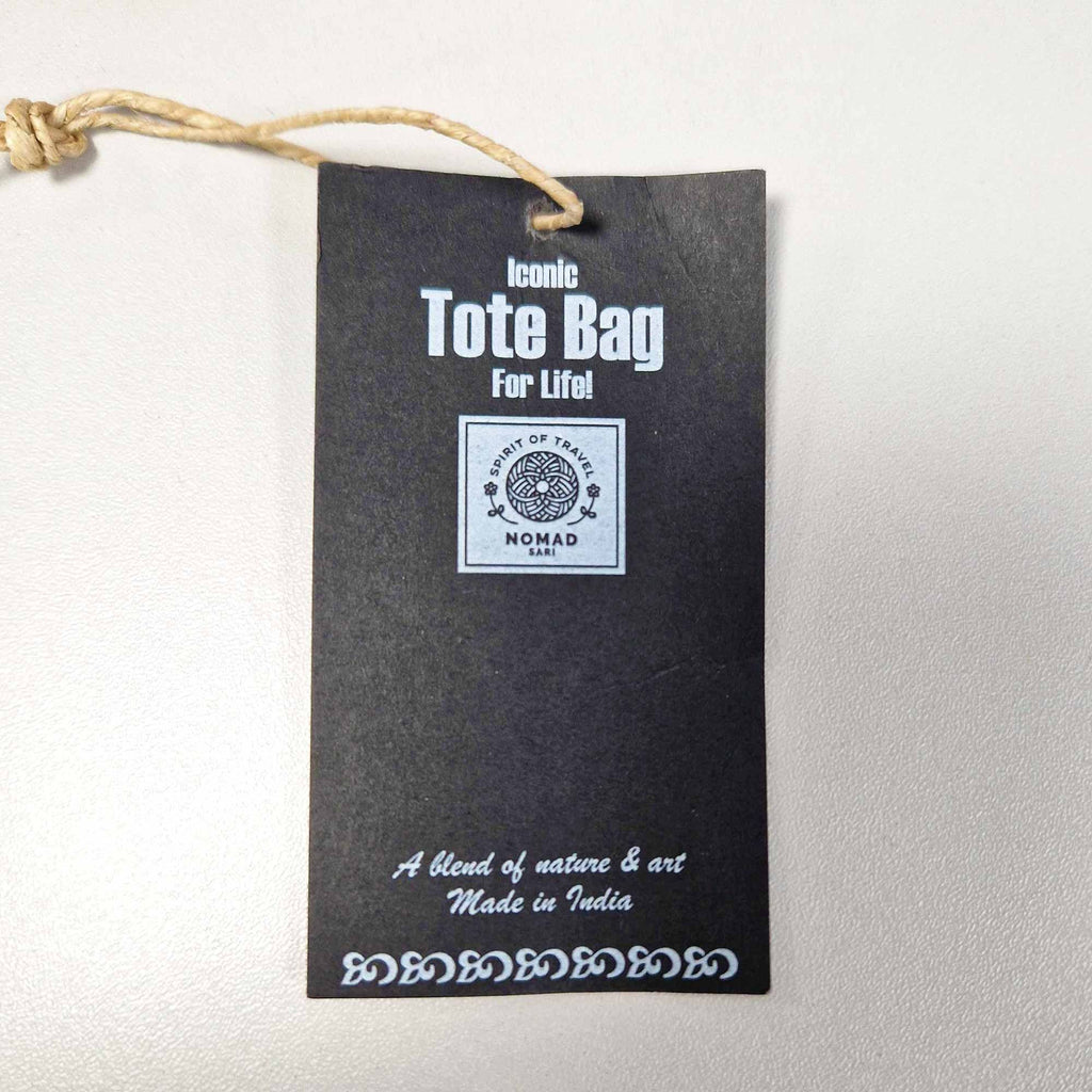 Iconic Basic Tote Bag - Black Cat - Natural 4oz