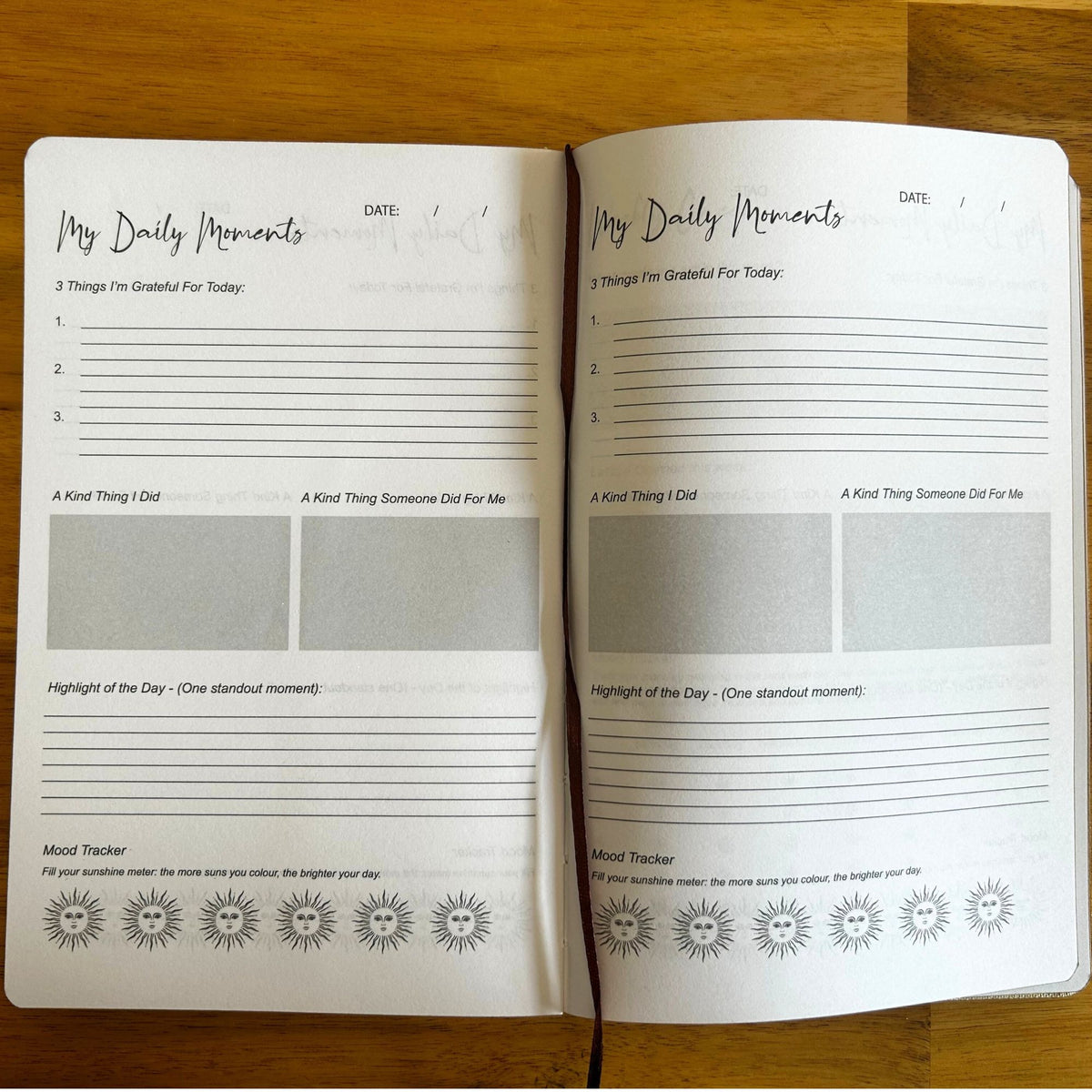 I Am Thankful For Black Gratitude Journal – 120 Pages