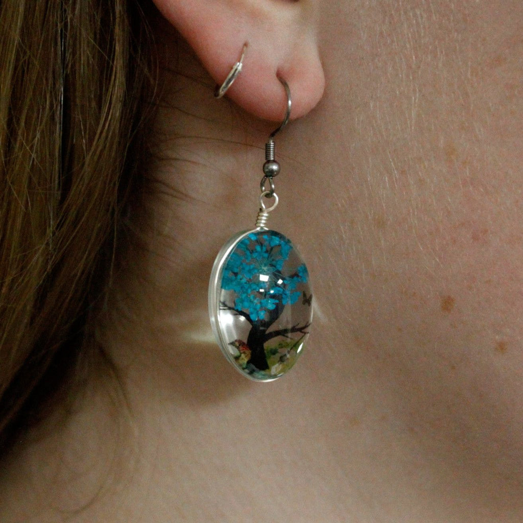 Pressed Flowers - Tree of Life set - Lavender