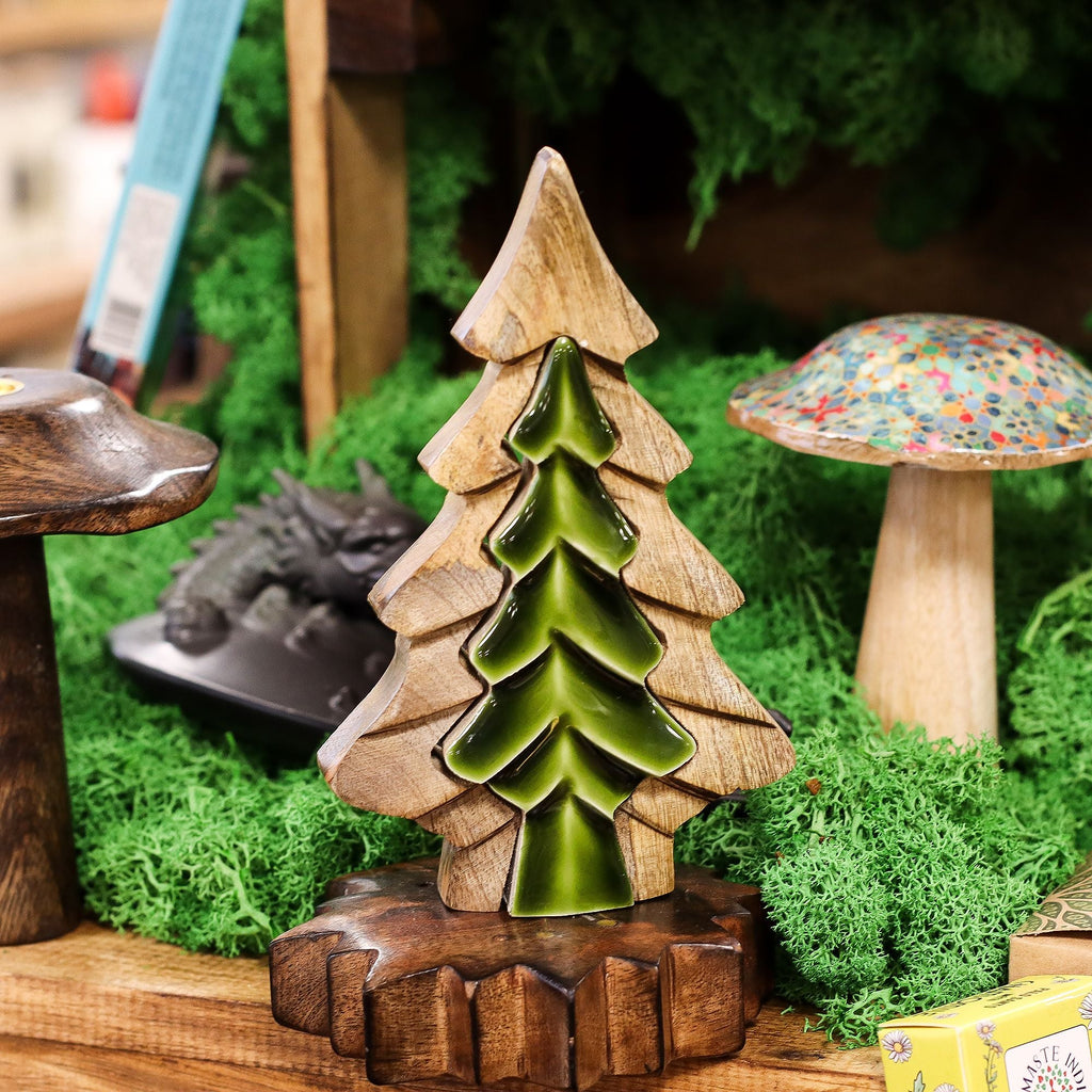 Lost in the Forrest - Small Tree in a Tree Wooden Decoration - 15x10cm AW-Dropship