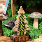 Lost in the Forrest - Small Tree in a Tree Wooden Decoration - 15x10cm AW-Dropship