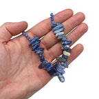 Longstone Gem Necklace - Sodalite: Elegance in Deep Blue