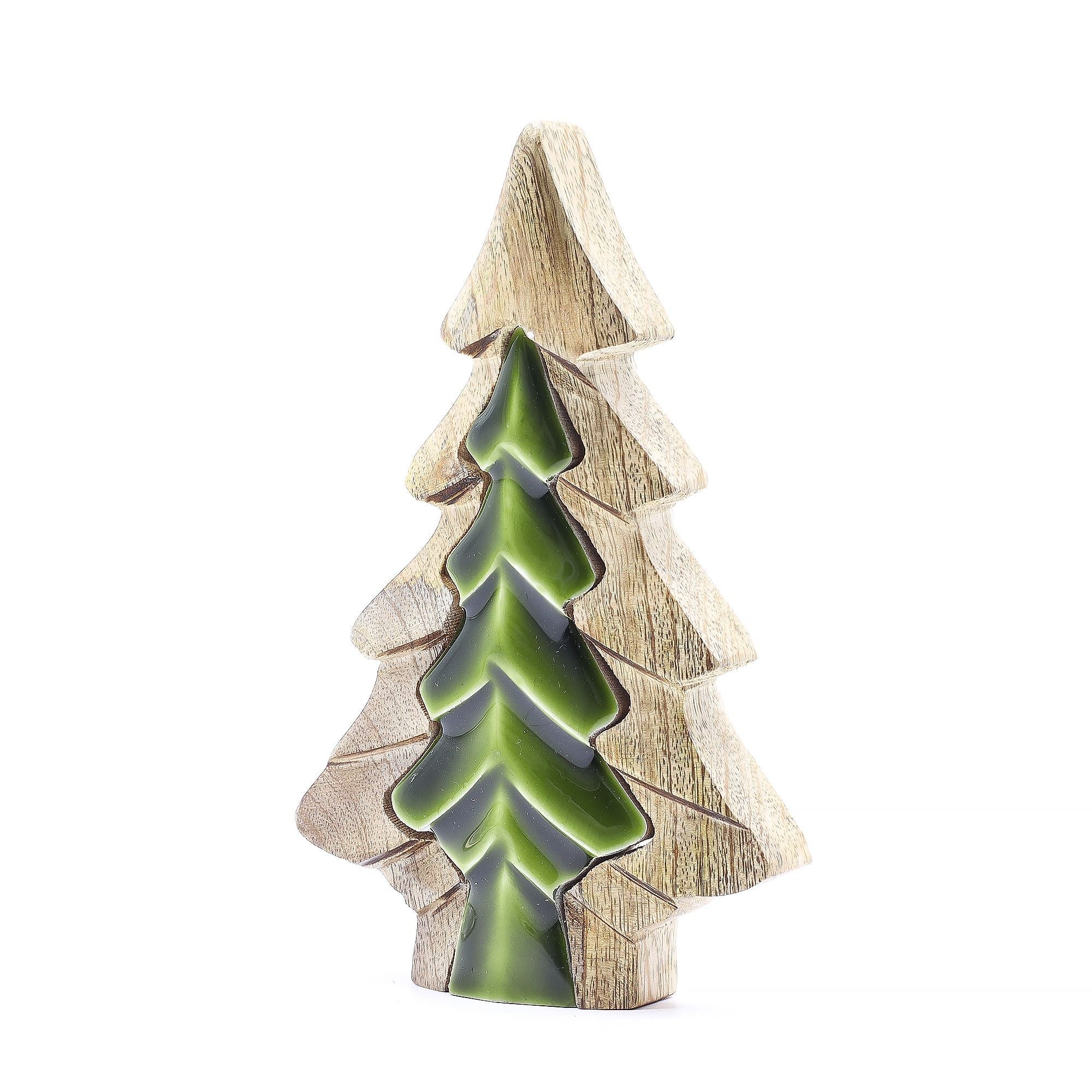 Lost in the Forrest - Small Tree in a Tree Wooden Decoration - 15x10cm AW-Dropship