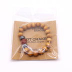Cedarwood and Red Jasper Root Chakra Bangle