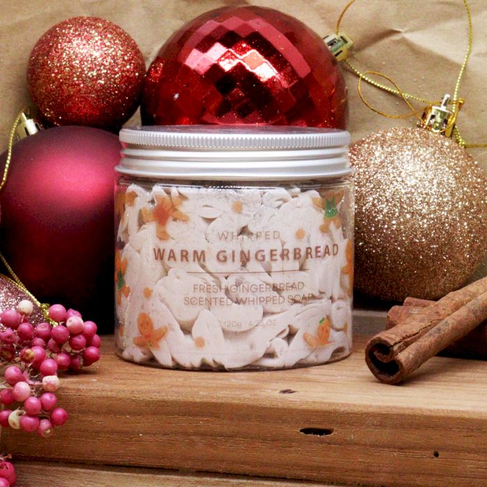 Warm Gingerbread Whipped Soap 120g AW-Dropship