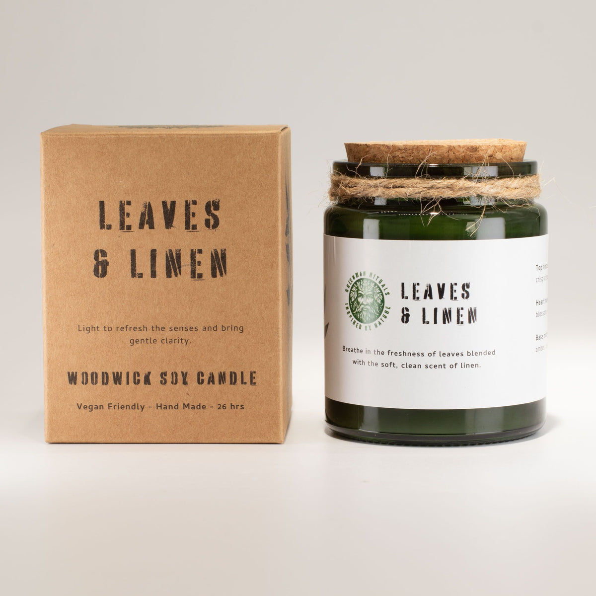 Greenman Woodwick Soy Candle Collection