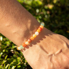 Rainbow Agate Petite Power Bracelet – 17cm, 6mm Beads