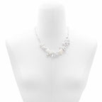 Longstone Gem Necklace - White Jasper: Pure Elegance