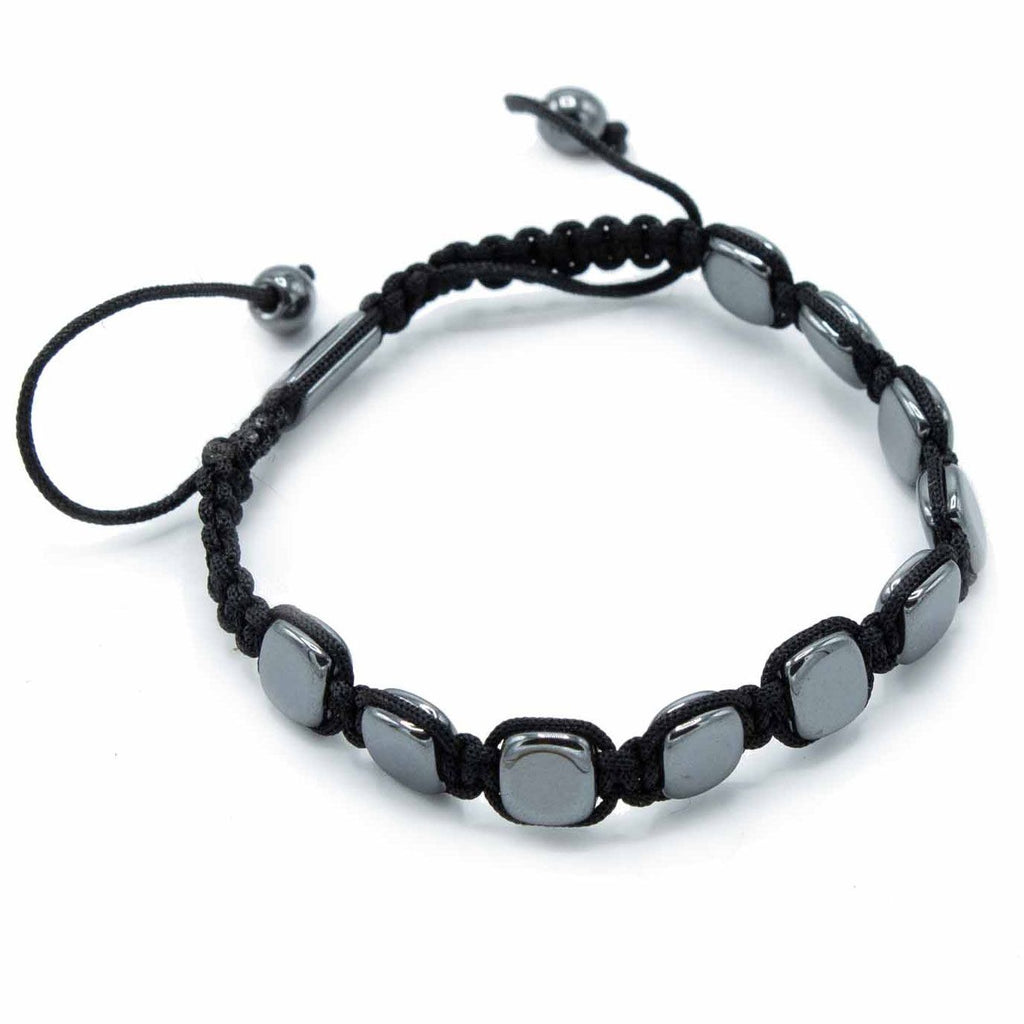 Magnetic Hematite Shamballa Bracelet – Round Corners