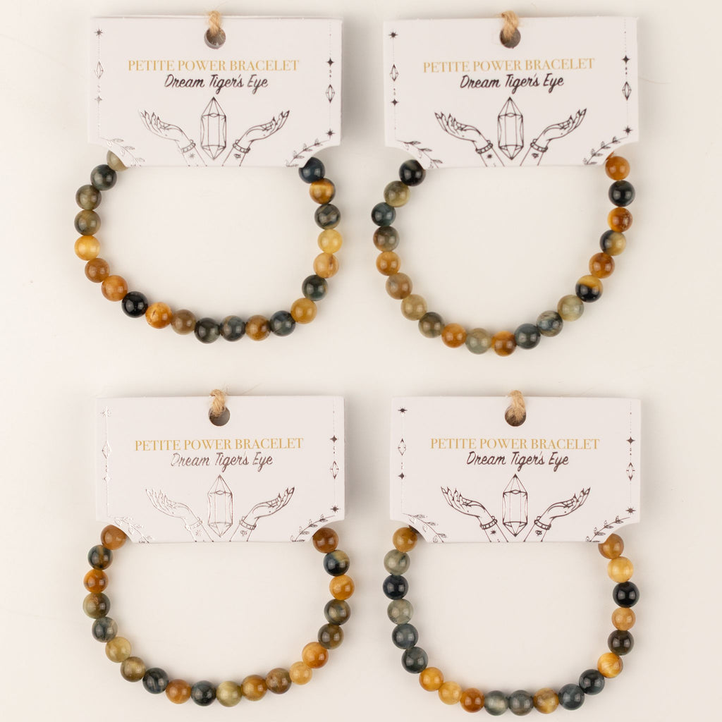 Dream Tigereye Petite Power Bracelet – 17cm, 6mm Beads