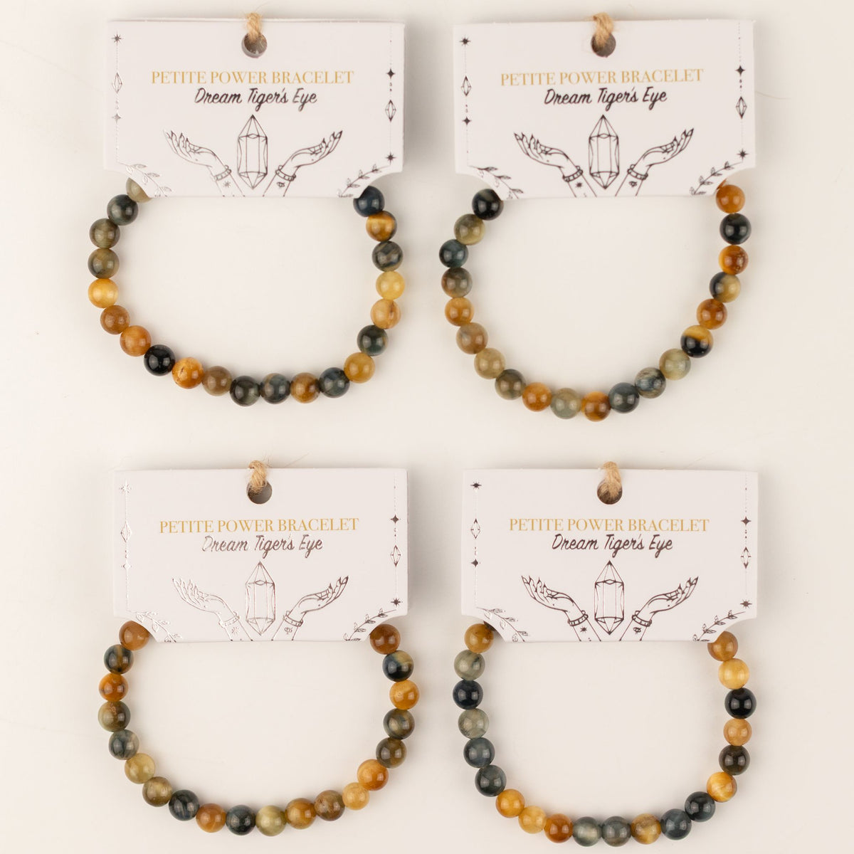 Dream Tigereye Petite Power Bracelet – 17cm, 6mm Beads