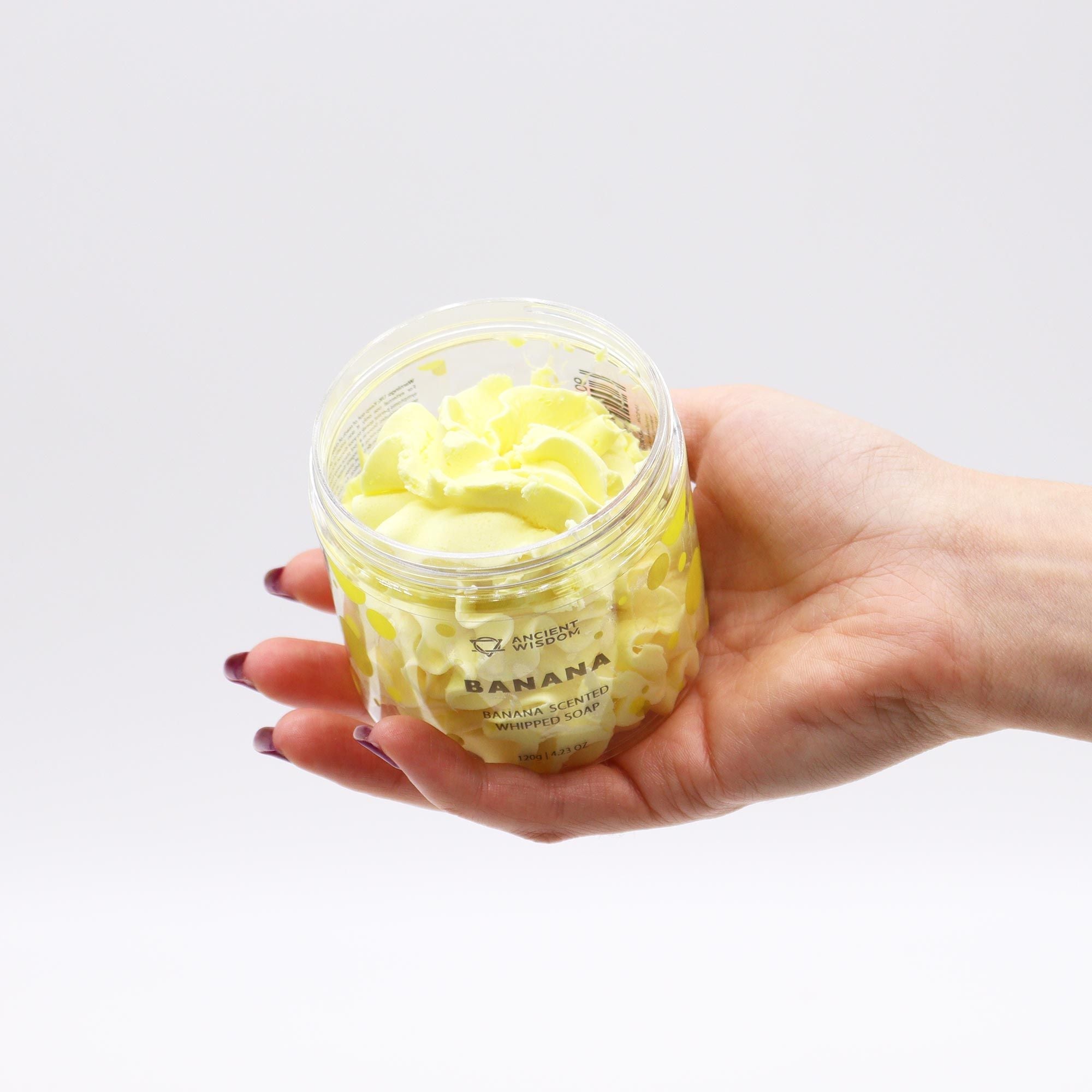 Banana Whipped Soap 120g AW-Dropship