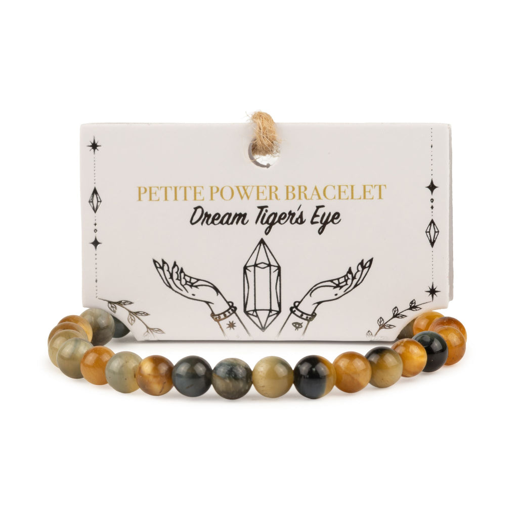 Dream Tigereye Petite Power Bracelet – 17cm, 6mm Beads