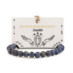 Sodalite Petite Power Bracelet – 17cm, 6mm Beads