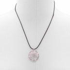 Tree of Life Pendant - Rose Quartz