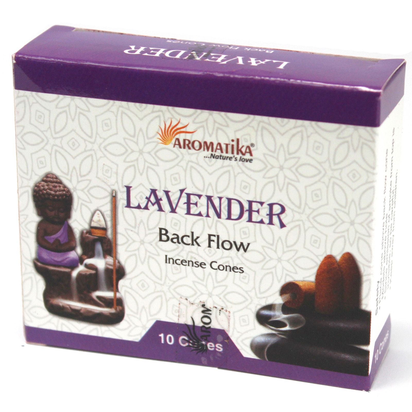 Aromatica Backflow Incense Cones Collection - Lavender, Palo Santo & 7 Chakras