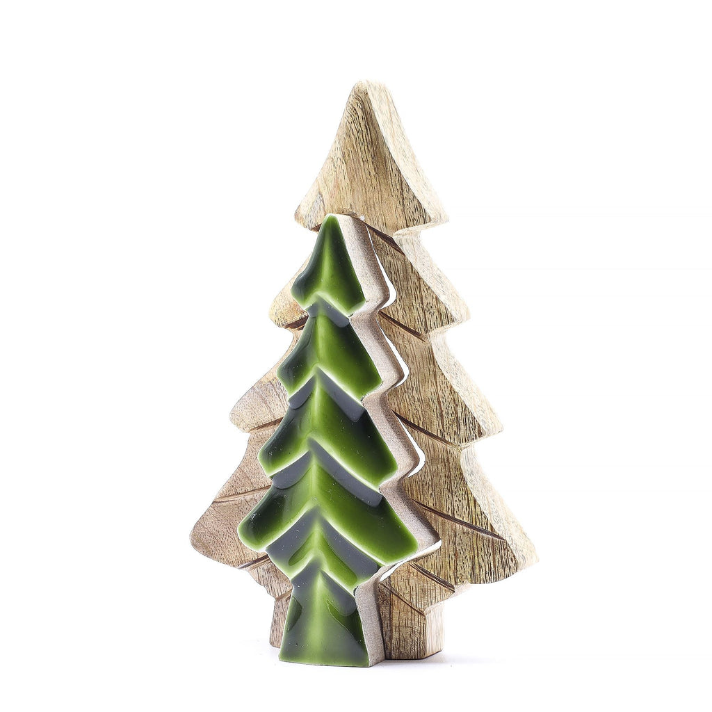 Lost in the Forrest - Small Tree in a Tree Wooden Decoration - 15x10cm AW-Dropship