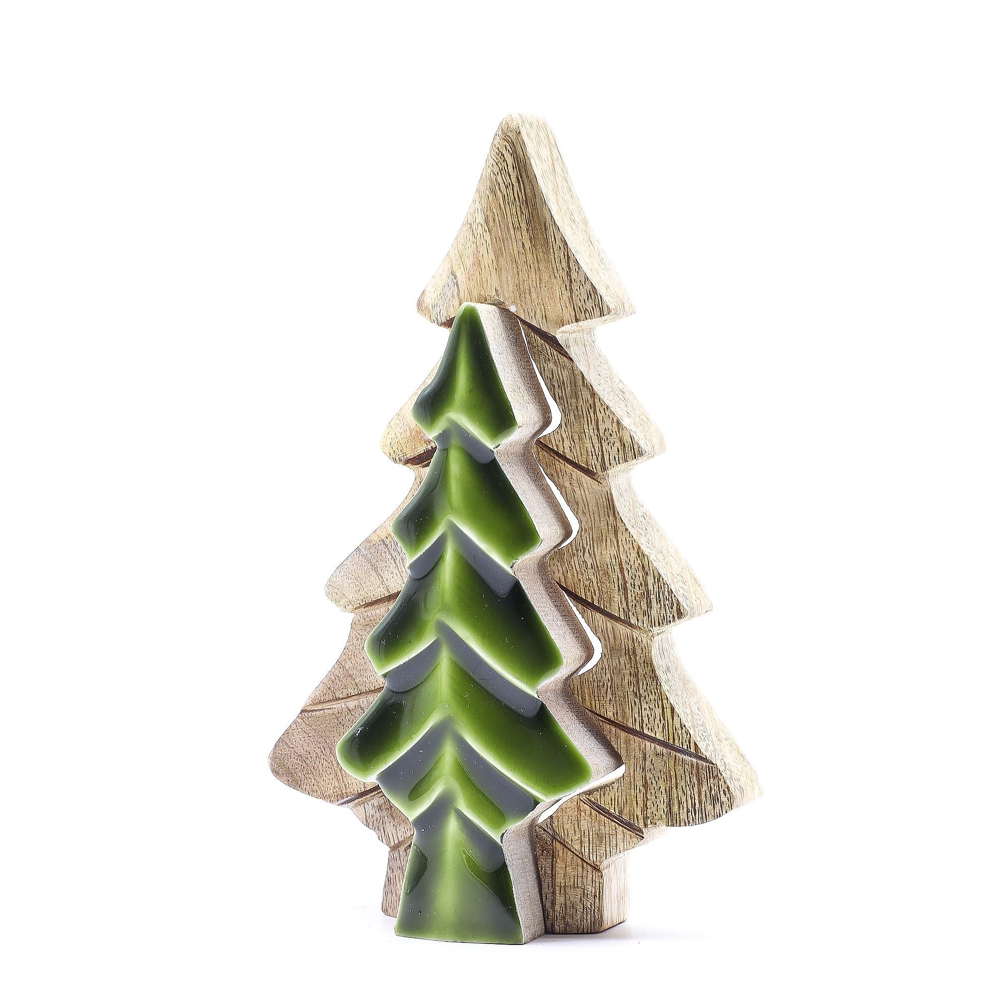 Lost in the Forrest - Small Tree in a Tree Wooden Decoration - 15x10cm AW-Dropship