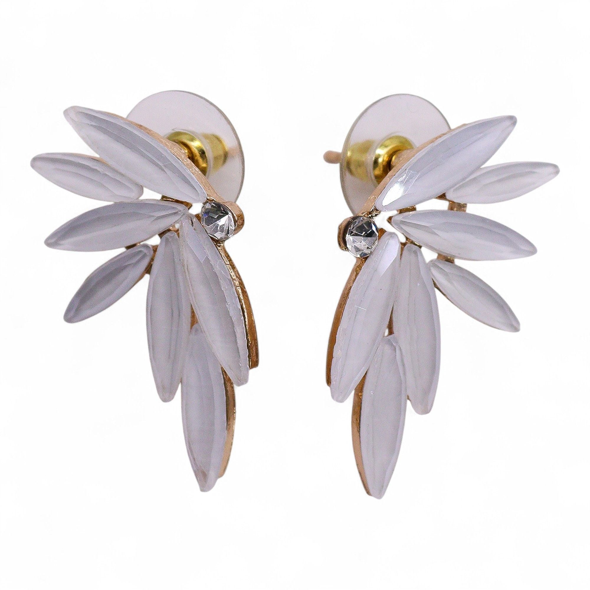 Pearl - Vintage Glass - Fairies - Earrings
