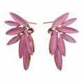 Soft Pink - Vintage Glass - Fairies - Earrings