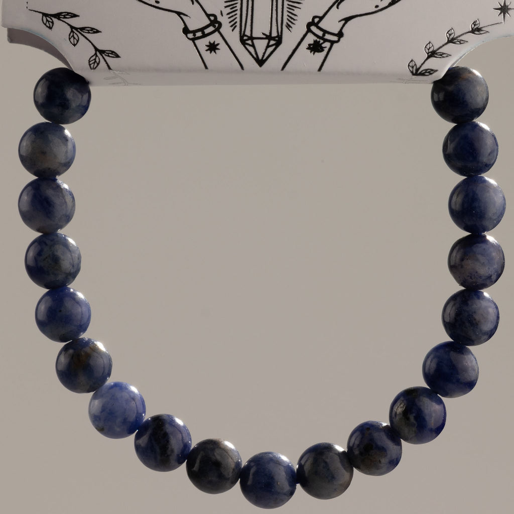 Sodalite Petite Power Bracelet – 17cm, 6mm Beads