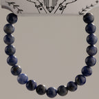 Sodalite Petite Power Bracelet – 17cm, 6mm Beads