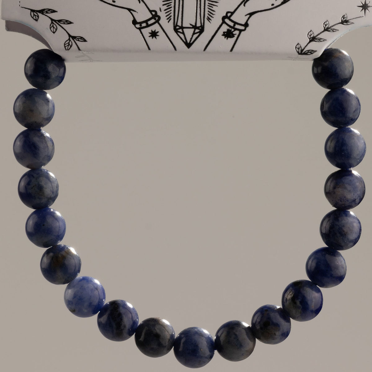 Sodalite Petite Power Bracelet – 17cm, 6mm Beads