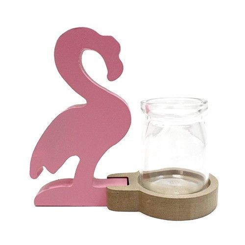 Pink Flamingo Pot Hydroponic Home Décor