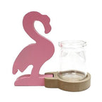 Pink Flamingo Pot Hydroponic Home Décor