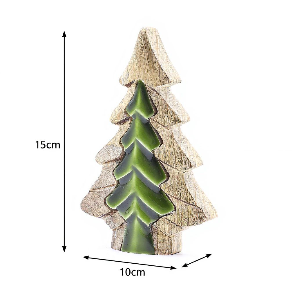 Lost in the Forrest - Small Tree in a Tree Wooden Decoration - 15x10cm AW-Dropship