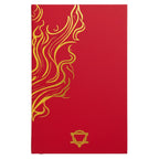 Red Wellness Journal – Golden Mandala & Lotus, 120 Pages