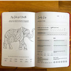 White Wellness Journal – Rose Gold Tree of Life, 120 Pages