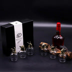 Gift Set of 6 Glasses (100ml) - Mystical Creatures - Antique Bronze