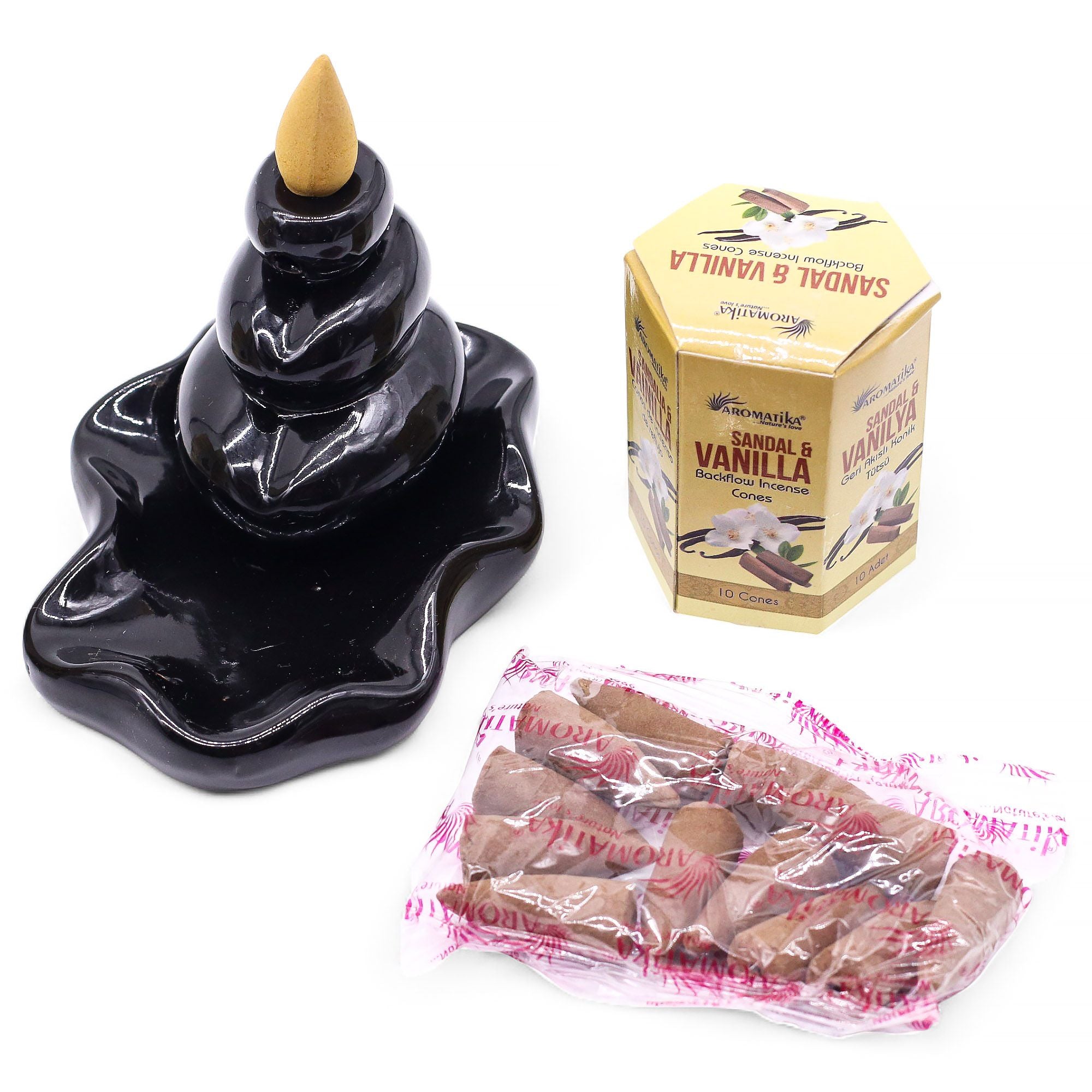 Tranquil Essence Masala Backflow Incense Collection