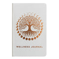 White Wellness Journal – Rose Gold Tree of Life, 120 Pages